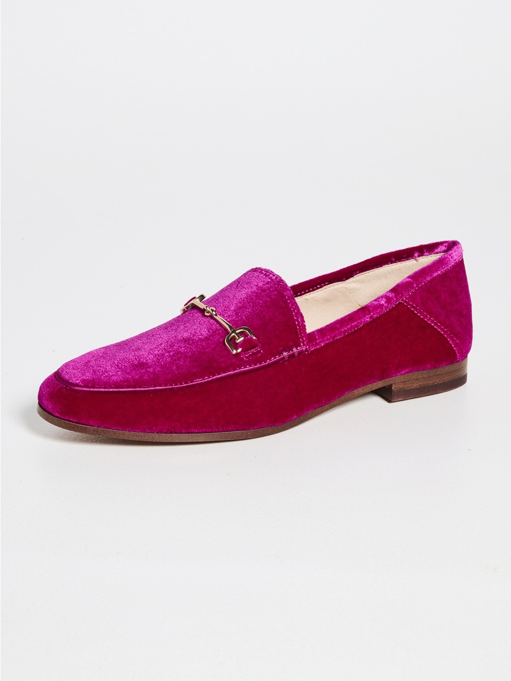 Sam Edelman Pink Fuchsia Velvet Horsebit Loafer Convertible Mule Size 10